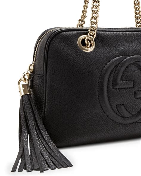 gucci soho leather double-chain-strap shoulder bag|Gucci soho bag aliexpress.